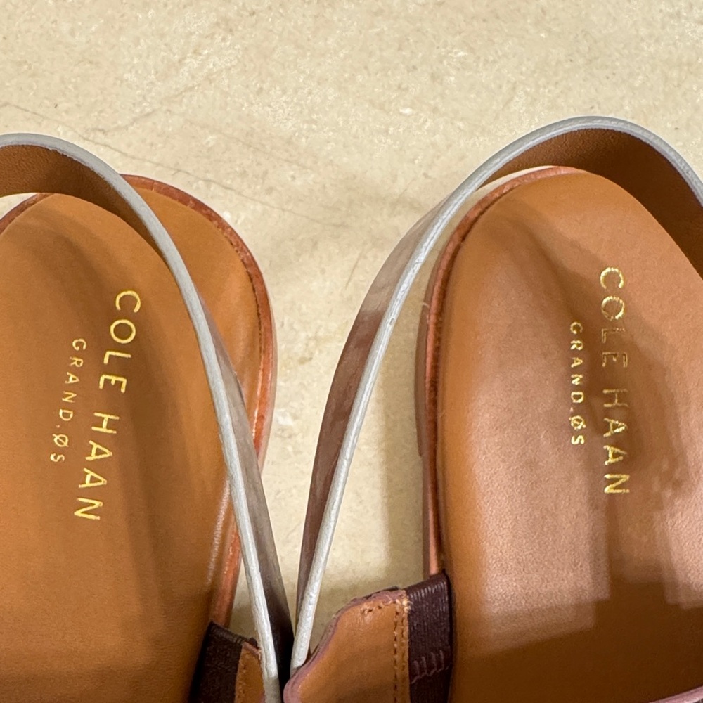 Cole Haan Pink Metallic Sandals - Picture 2 of 4